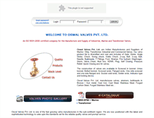 Tablet Screenshot of oswalvalve.com